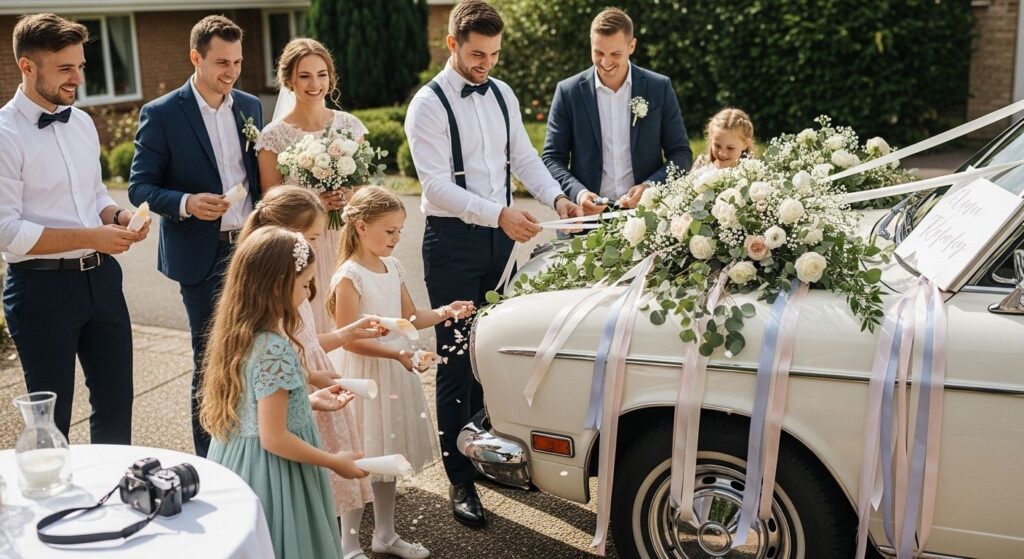 wedding car decorations ideas