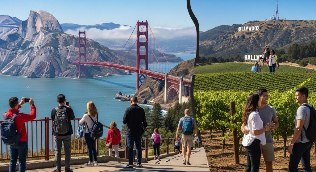 California landmarks, travel, sightseeing