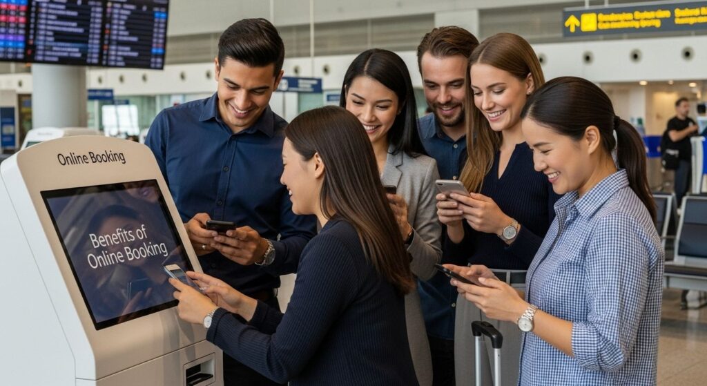 travel online booking airport