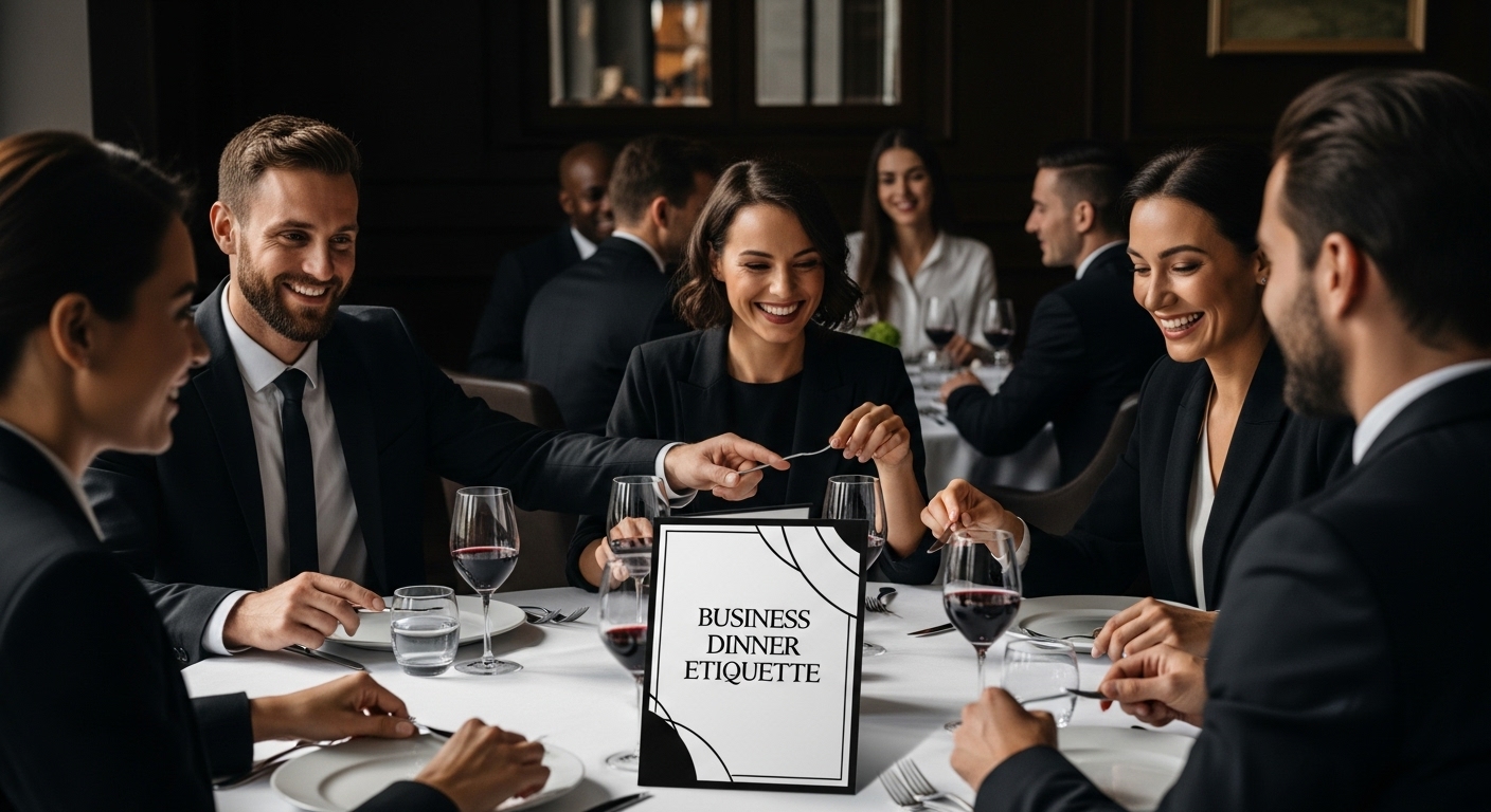 business dinner etiquette
