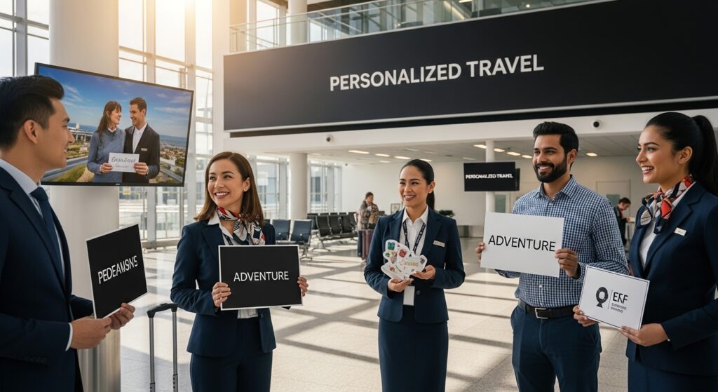 personalized travel airport arrival