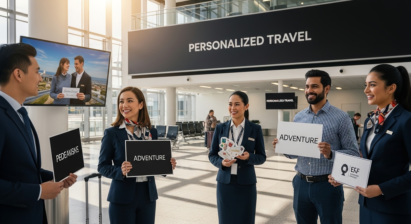 personalized travel airport arrival